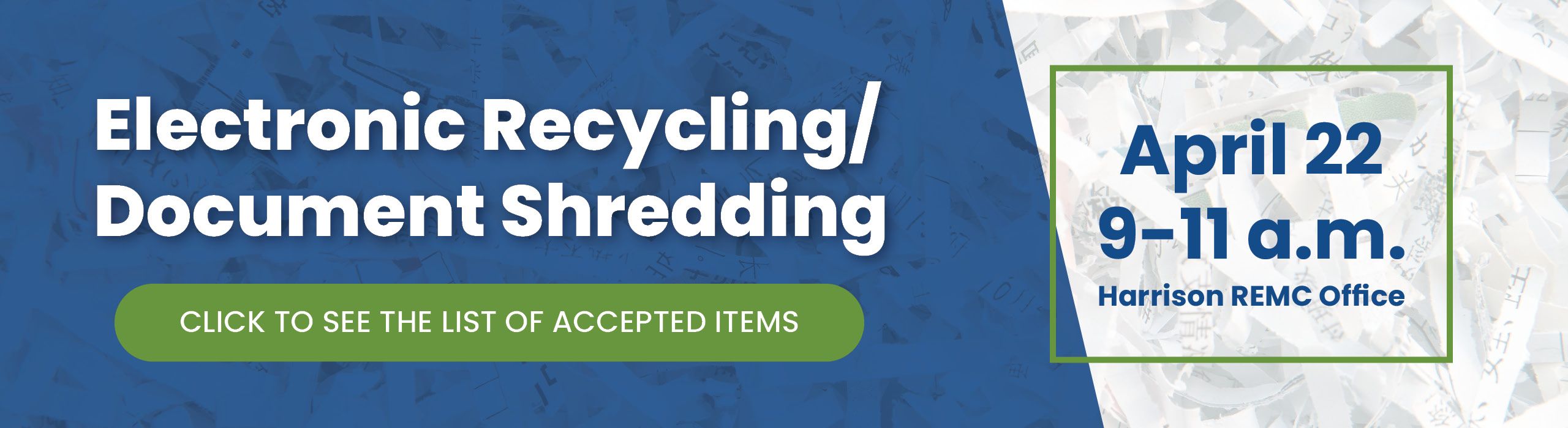 Electronic Recycling/Document Shredding